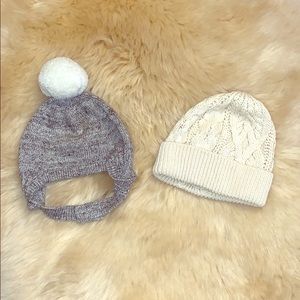 GAP baby beanies size 0-12 months